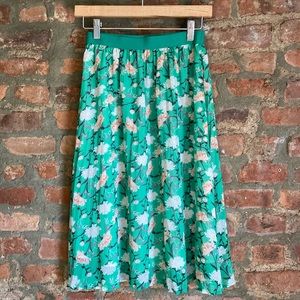 Old Navy Floral Midi Skirt
